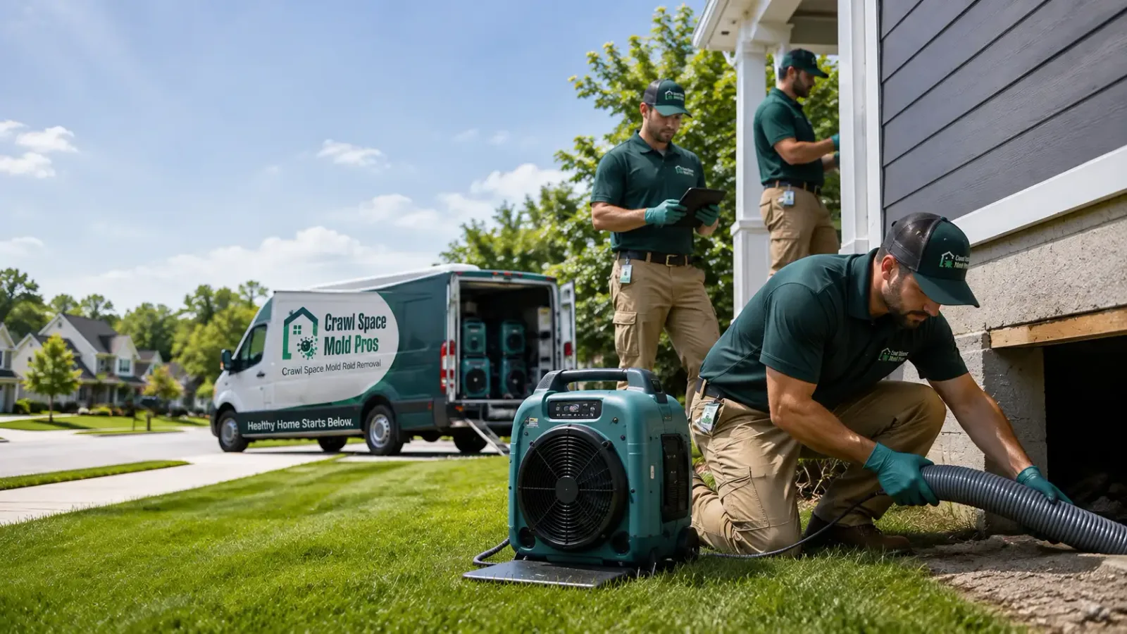 Crawl Space Mold Removal in Hamilton, IN